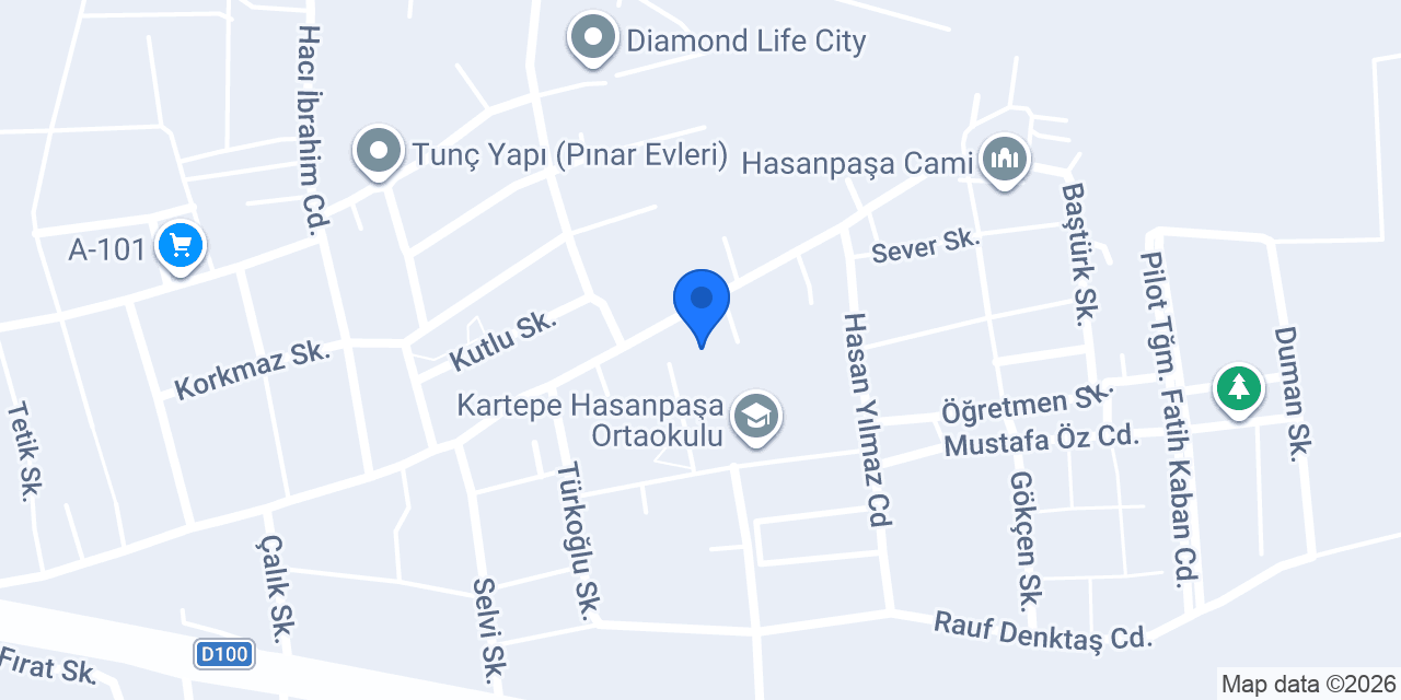 Hasanpaşa İlkokulu konumu