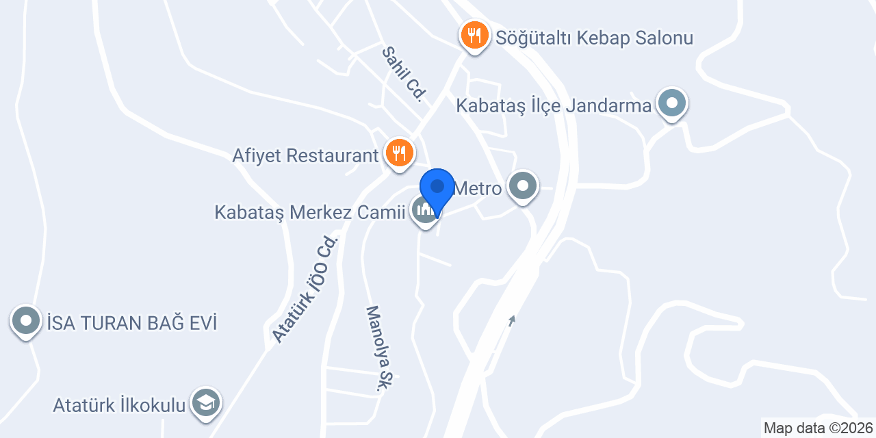 Kabataş İlçe Emniyet Amirliği konumu