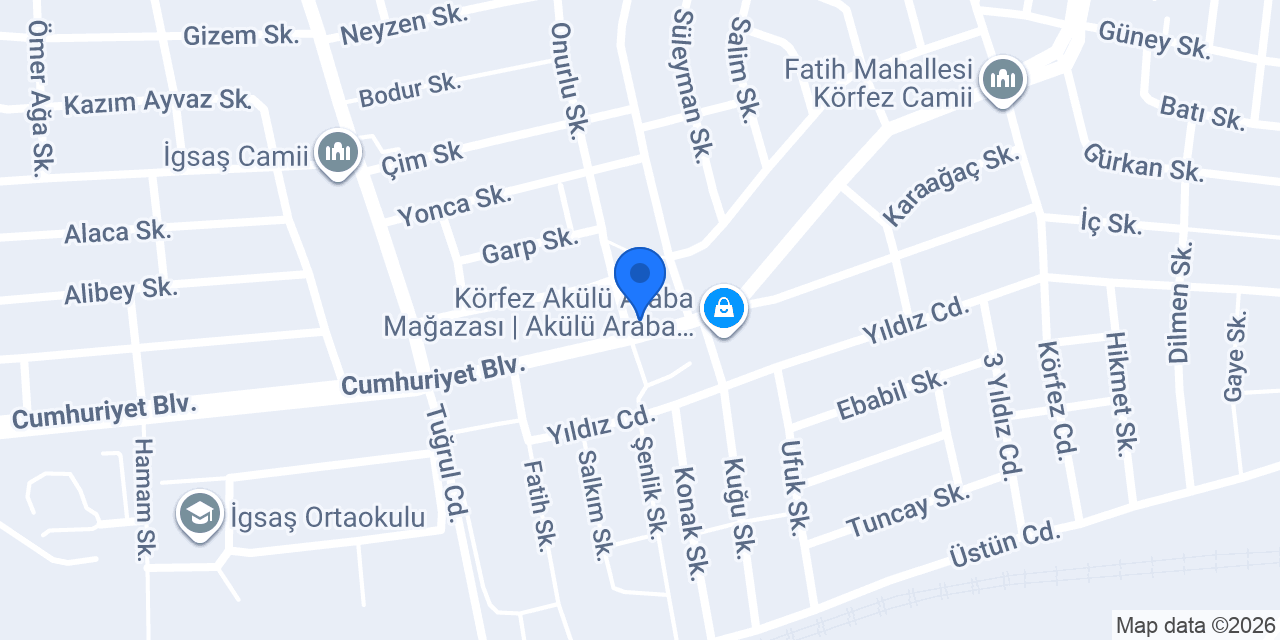 M Migros konumu