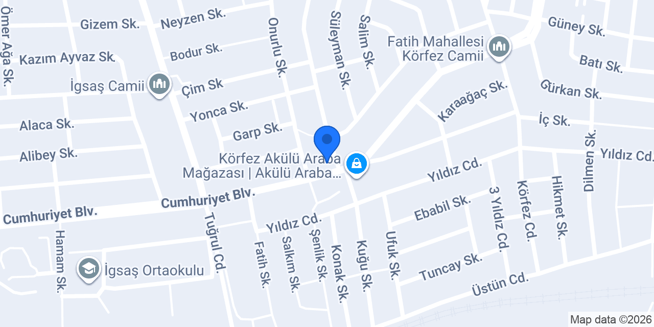 Yıldırım41 Tekel&Shop konumu