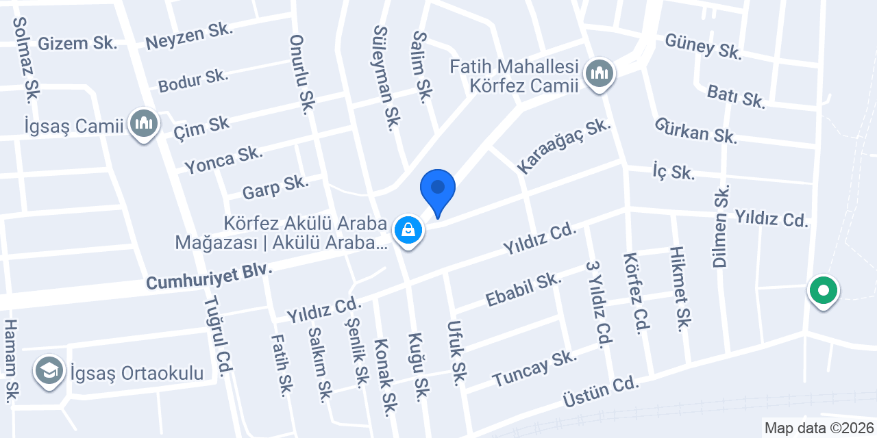 Duman Halı Yıkama konumu