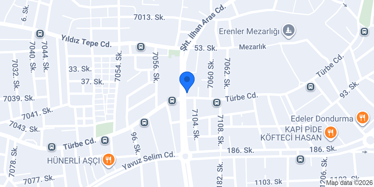 Kılıç Aperatif konumu