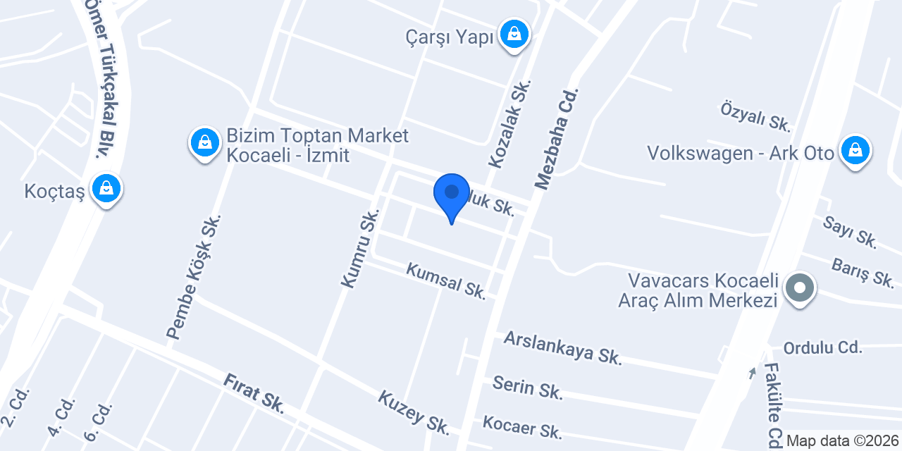 Kartepe Yemek konumu