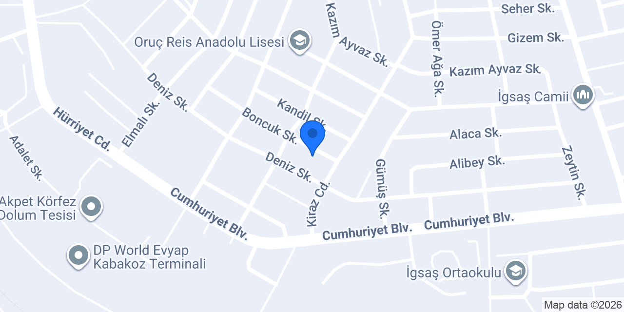 Ahsen Yapı Malzemeleri konumu