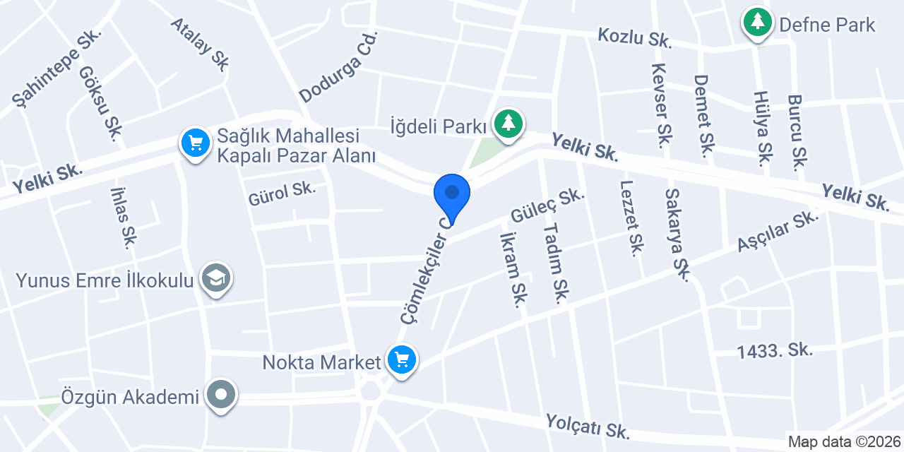 Yüksel Unlu Mamülleri konumu