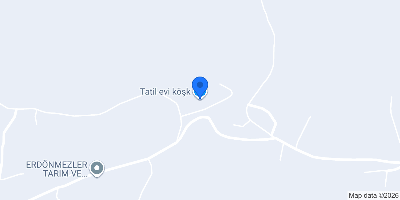 Tatil evi köşk konumu