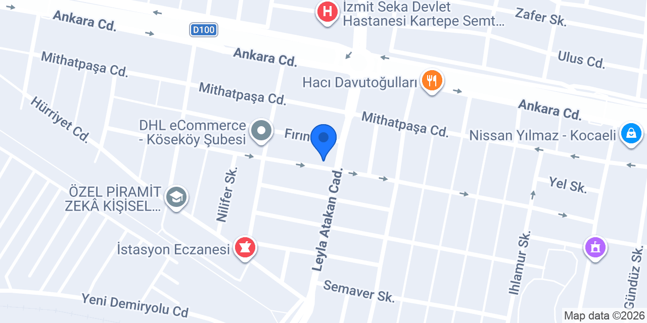 Cadde kuaför konumu
