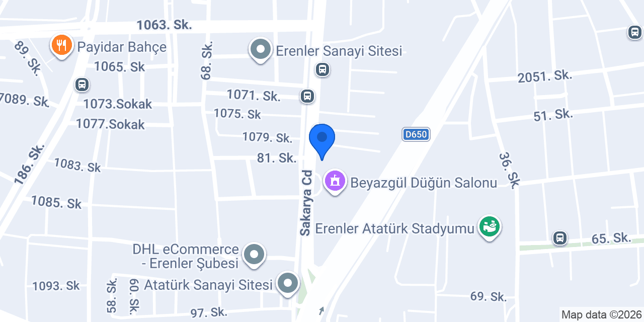 Sakarya Elektrik konumu