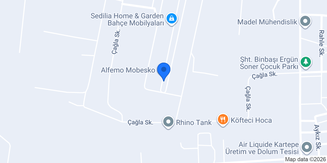Kelebek Mobilya - Mobesko konumu