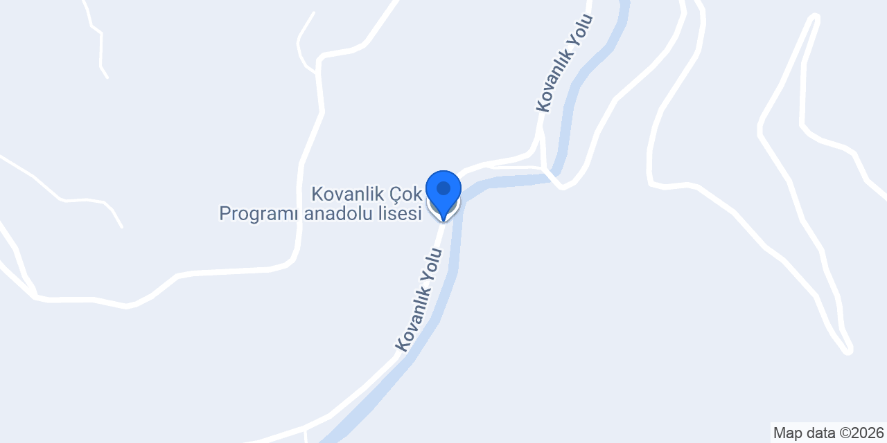 Kovanlik Çok Programı anadolu lisesi konumu