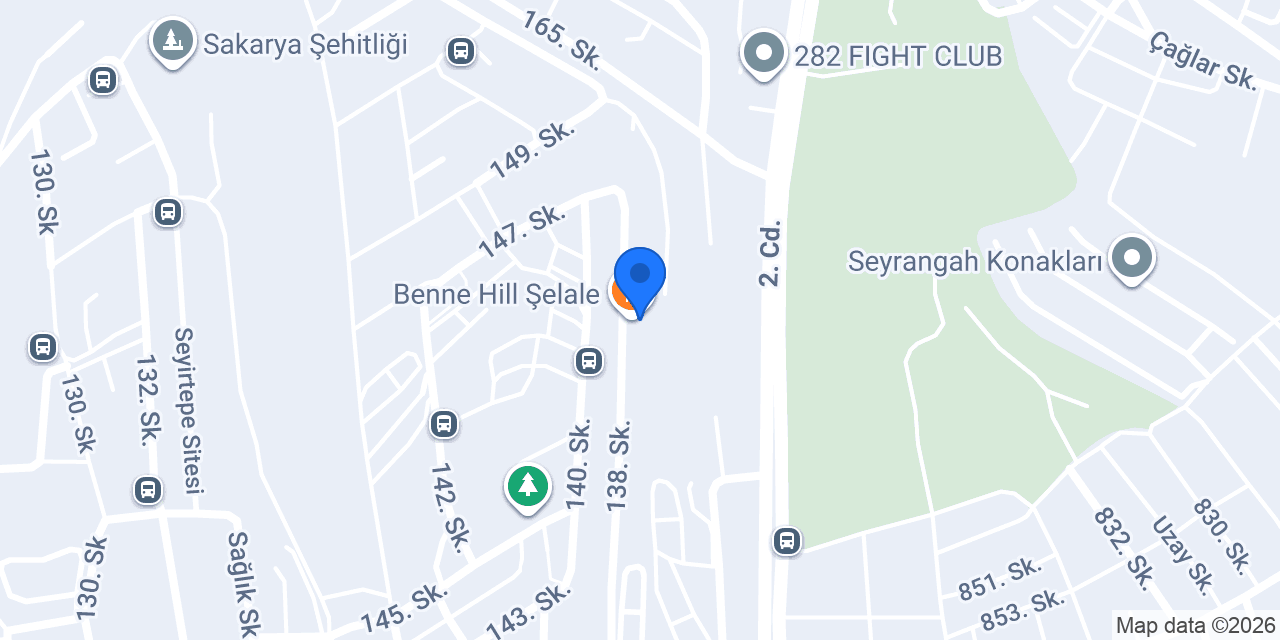 Benne Hill Şelale konumu
