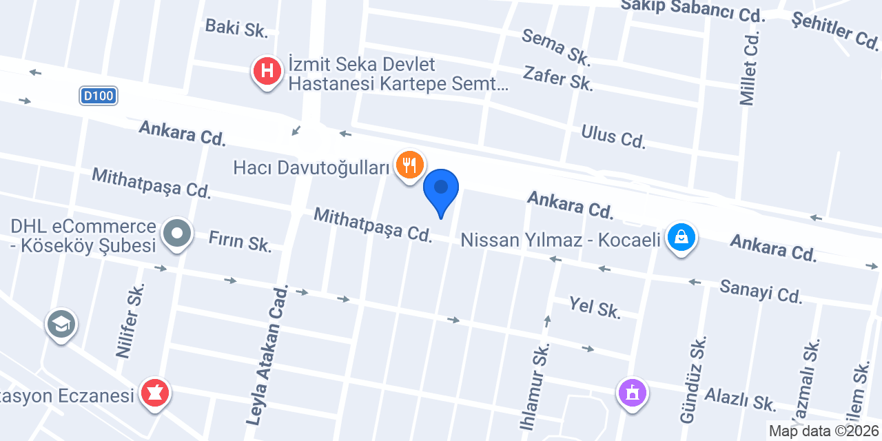 Seydioğlu Rent a Car konumu