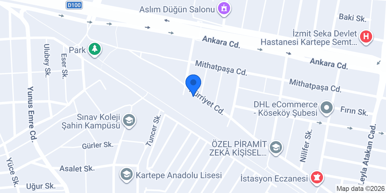 Arka Bahçem konumu