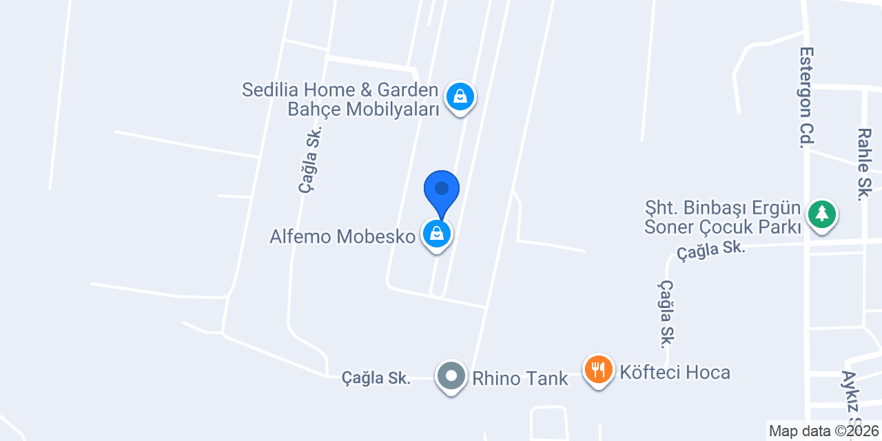Ergül mobilya mobesko konumu