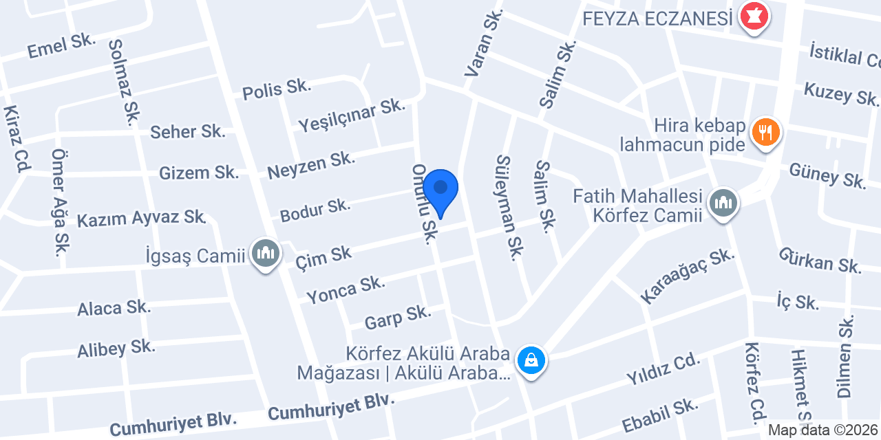 BUĞRA ASLAN AUTO konumu