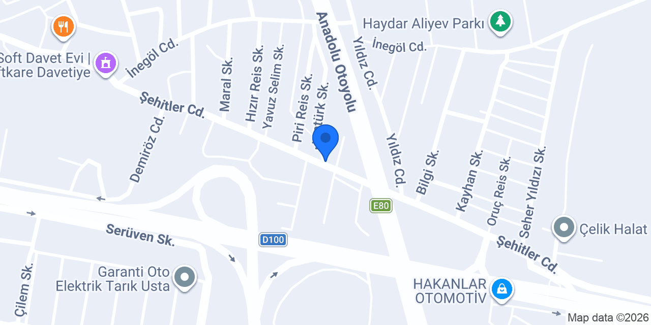 BEŞENOĞLU DONDURMA - UZUNÇİFTLİK konumu