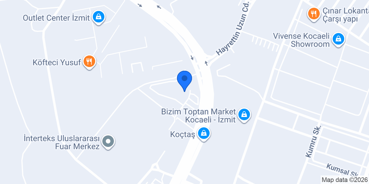 Kocaeli İtfaiye Egitim Merkezi konumu