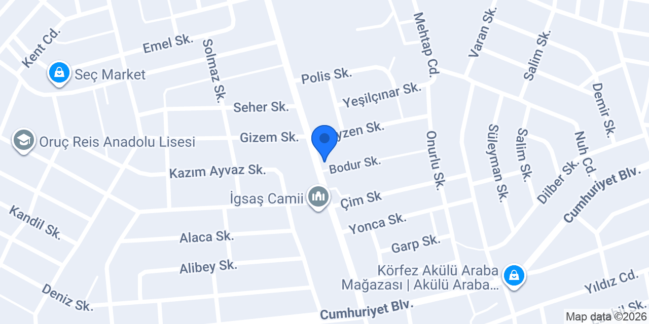 PİLAV NOVA konumu