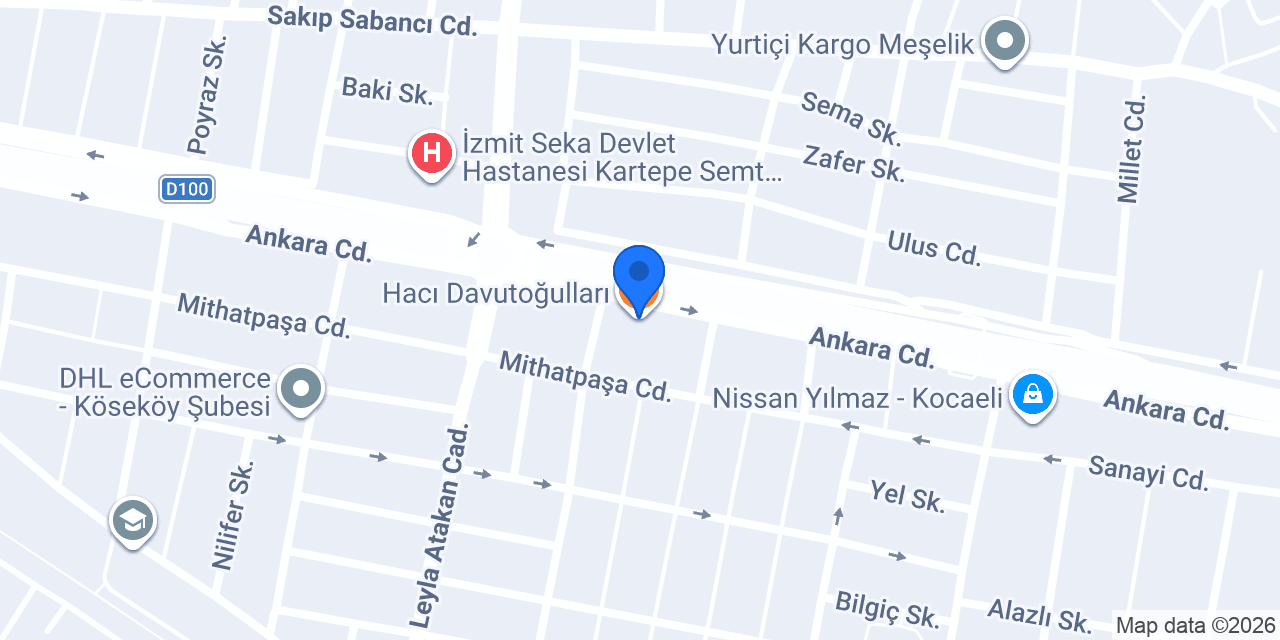 Hacı Davutoğulları konumu