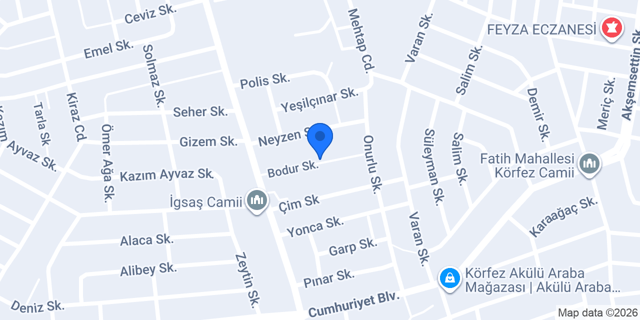 Körfez elektrik konumu
