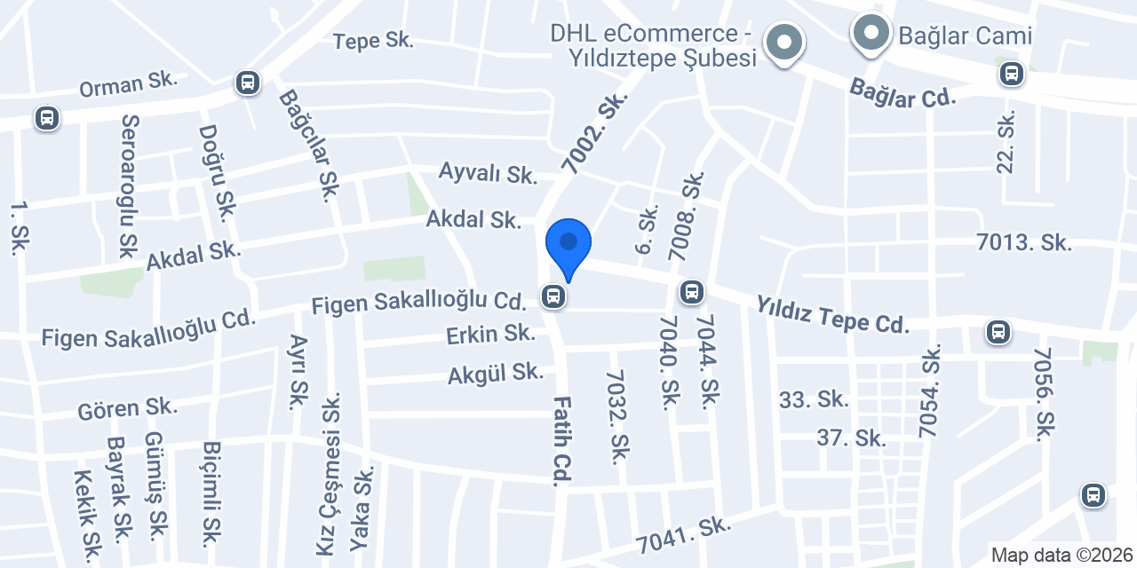 Aba Simit Fırını konumu