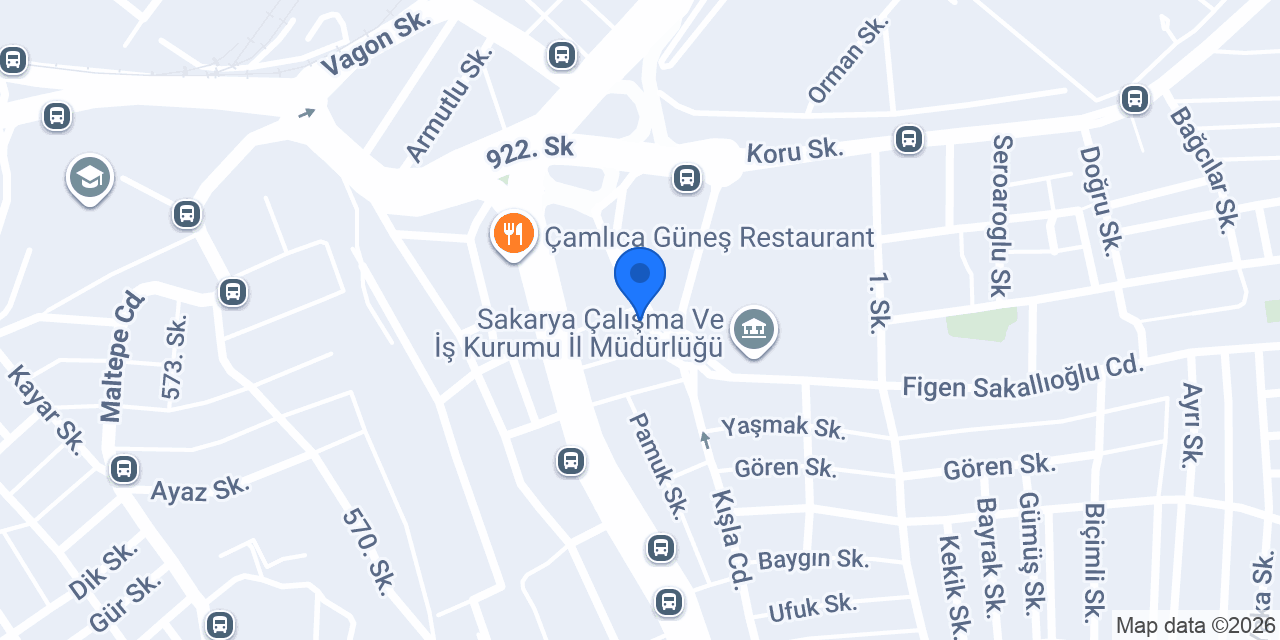 Car'a Şimşek Auto konumu