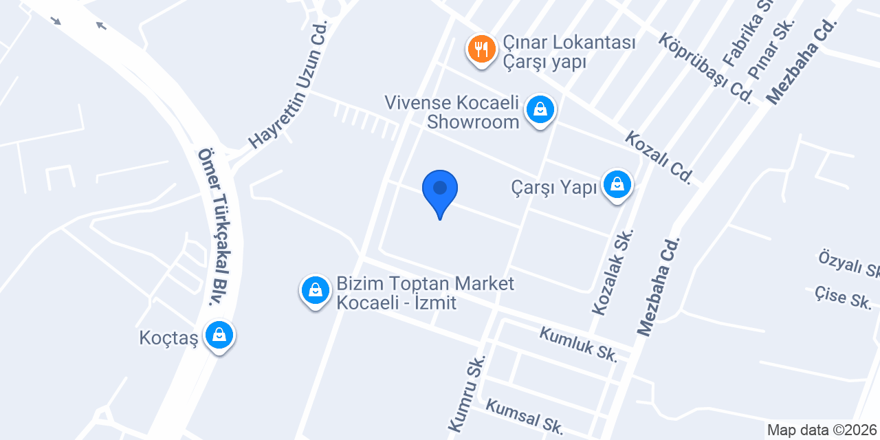 Atomic Mutfak İç Mimarlık konumu