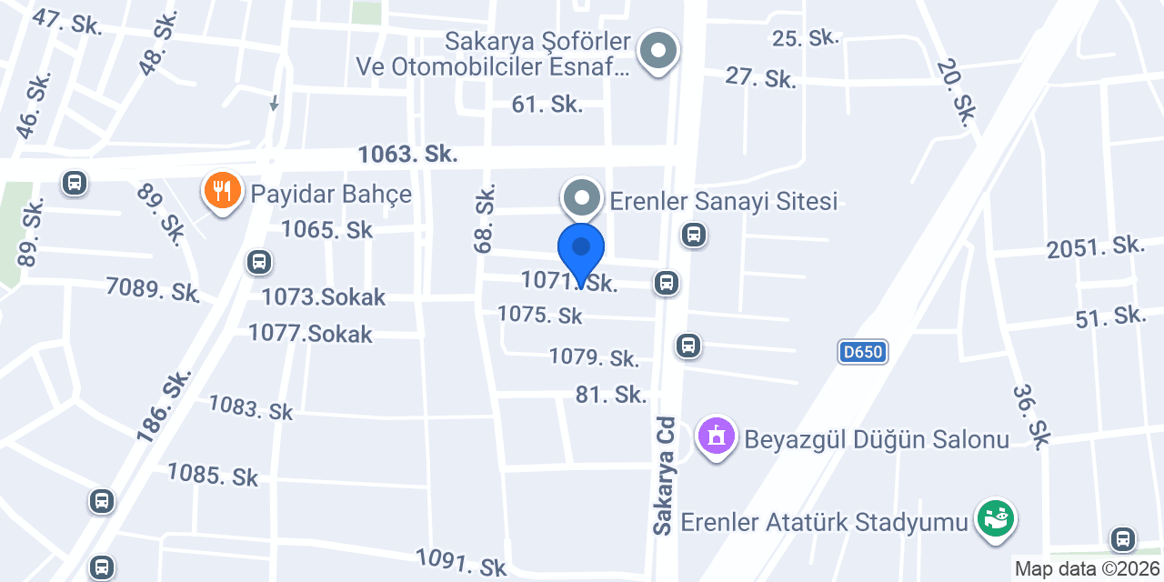 Oto fedai konumu