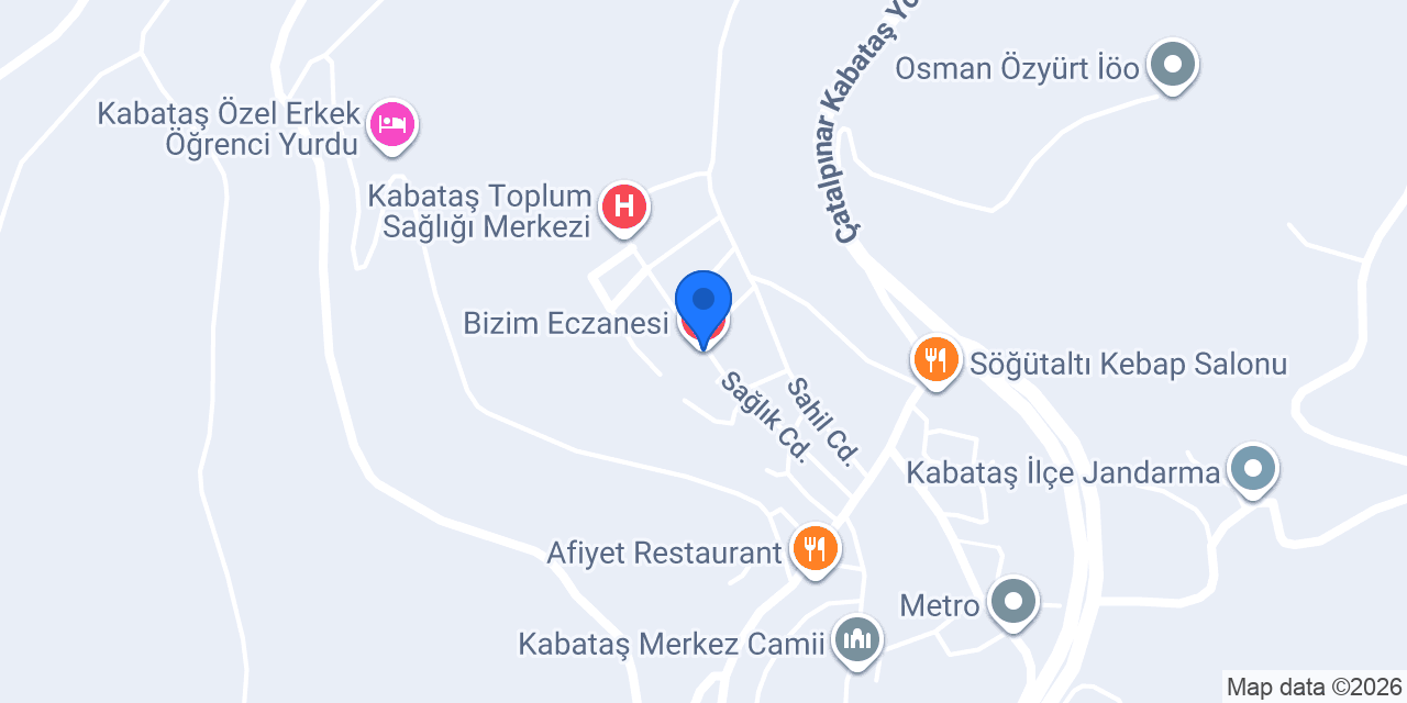 Bizim Eczanesi konumu