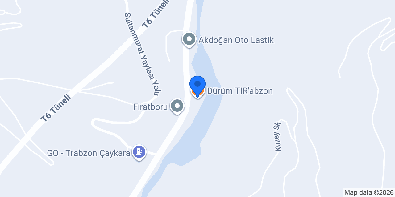 Dürüm TIR'abzon konumu