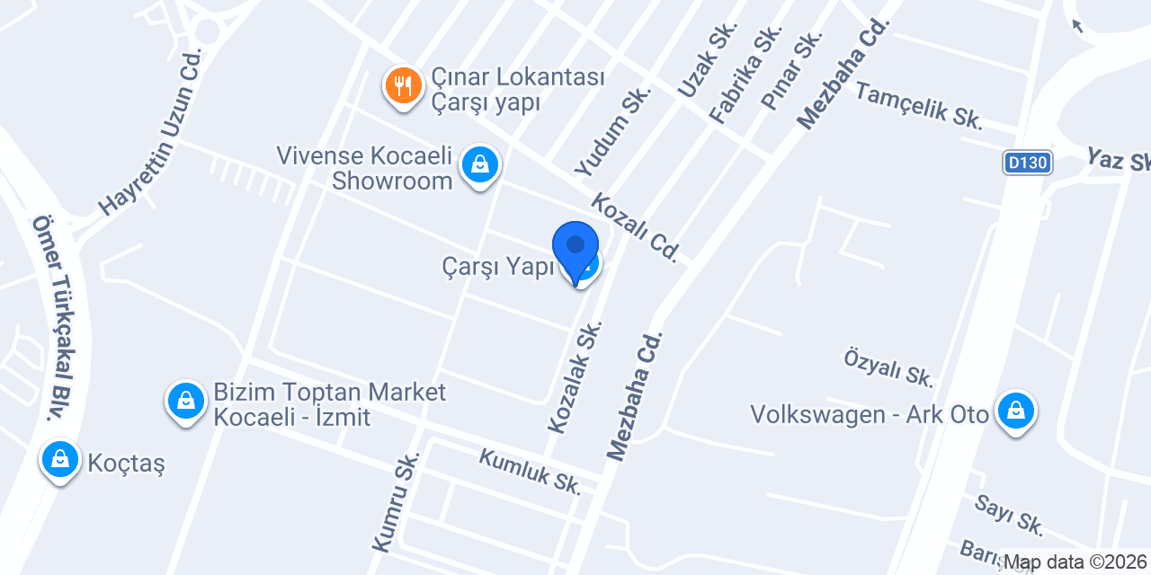 Çarşı Yapı konumu