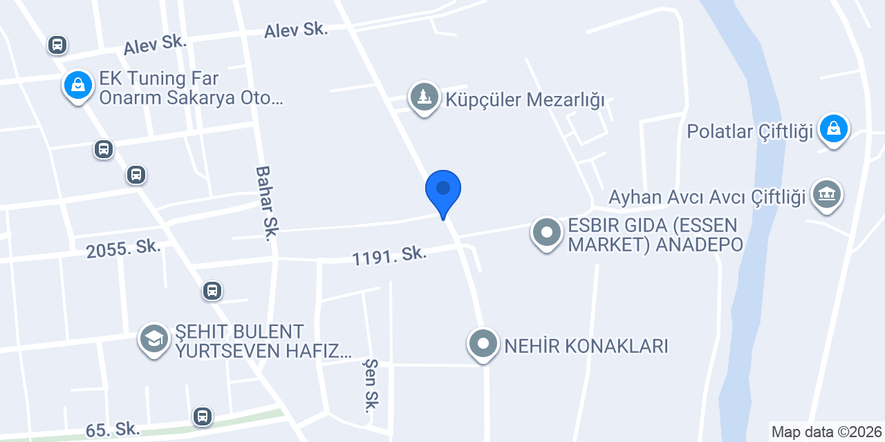Tepe Motor - Ceren Sakarya konumu