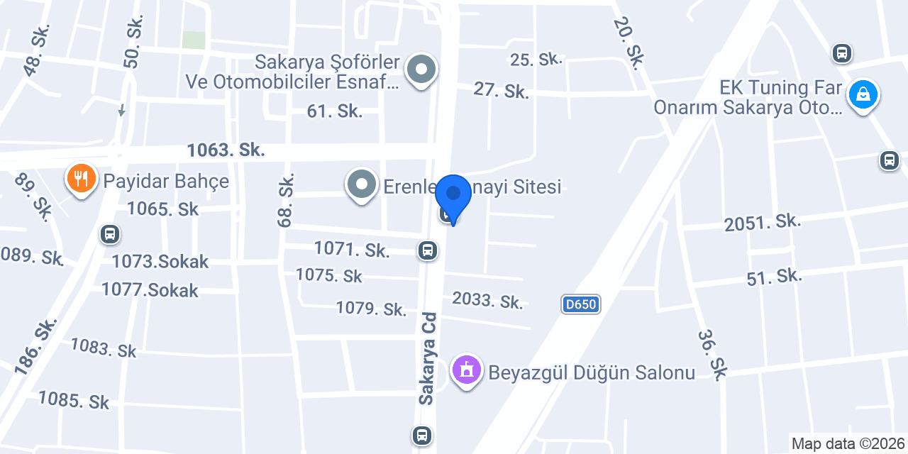 DenizBank Erenler Şubesi konumu
