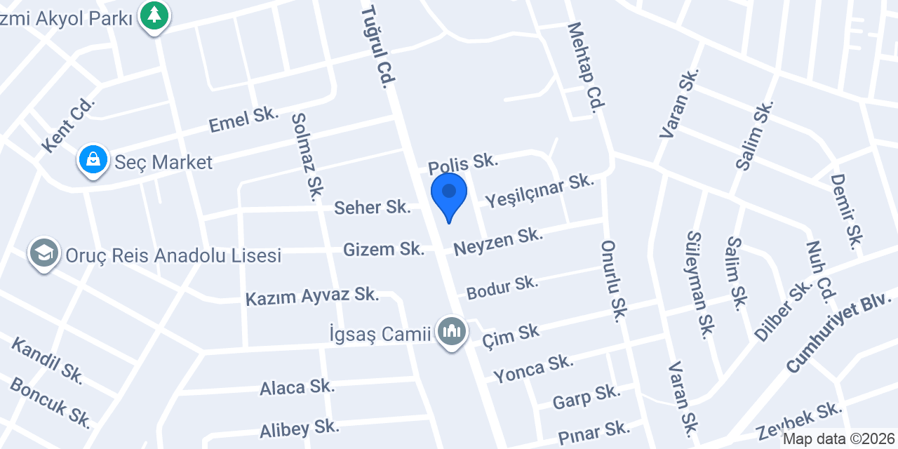 ÇETİN AUTO konumu