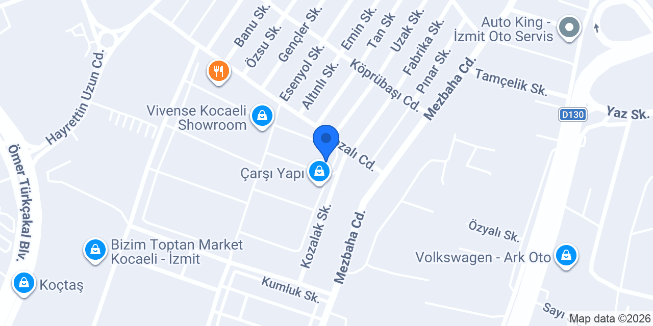 Yurtiçi Kargo Palmiye konumu