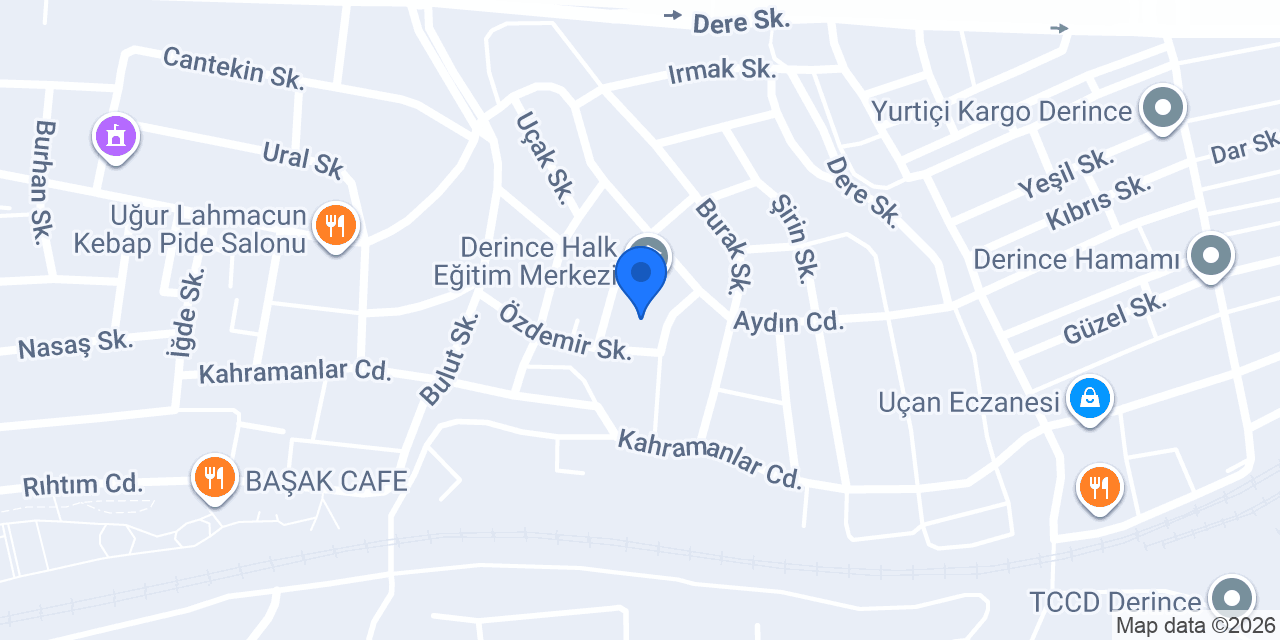 Hikmet Uluğbay Ortaokulu konumu