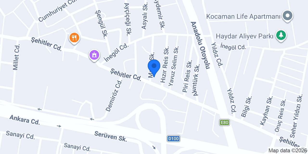 Mef yapı konumu