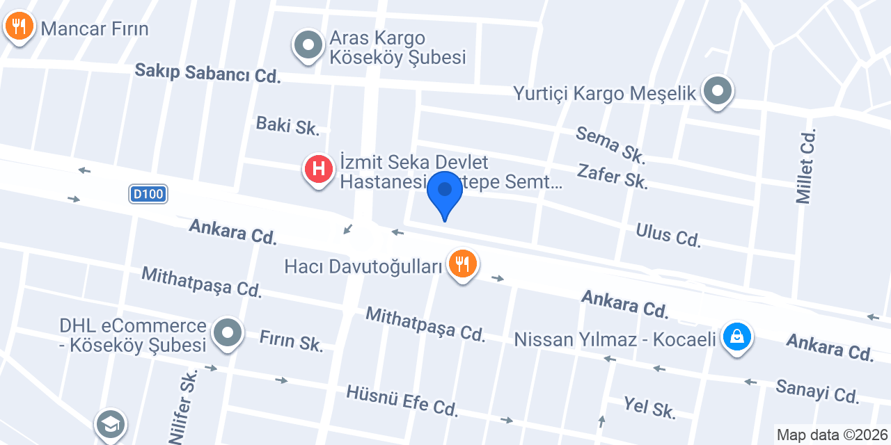 Motoray konumu