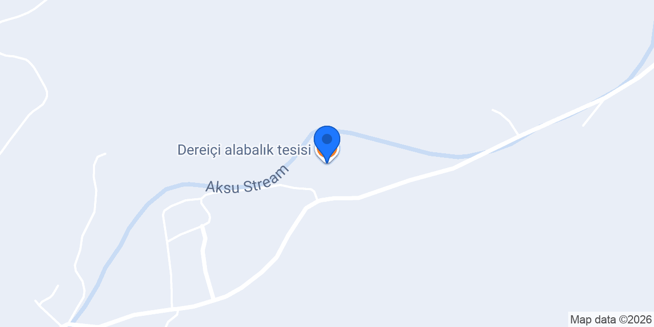 Dereiçi alabalık tesisi konumu