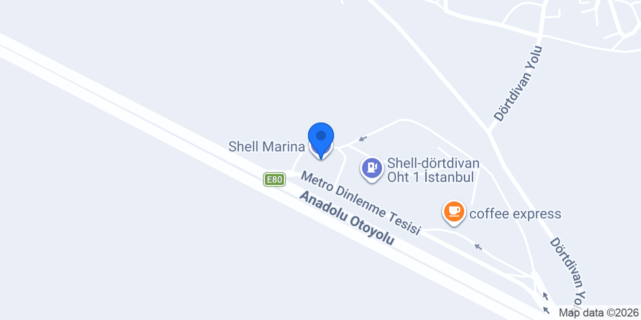 Shell Marina konumu