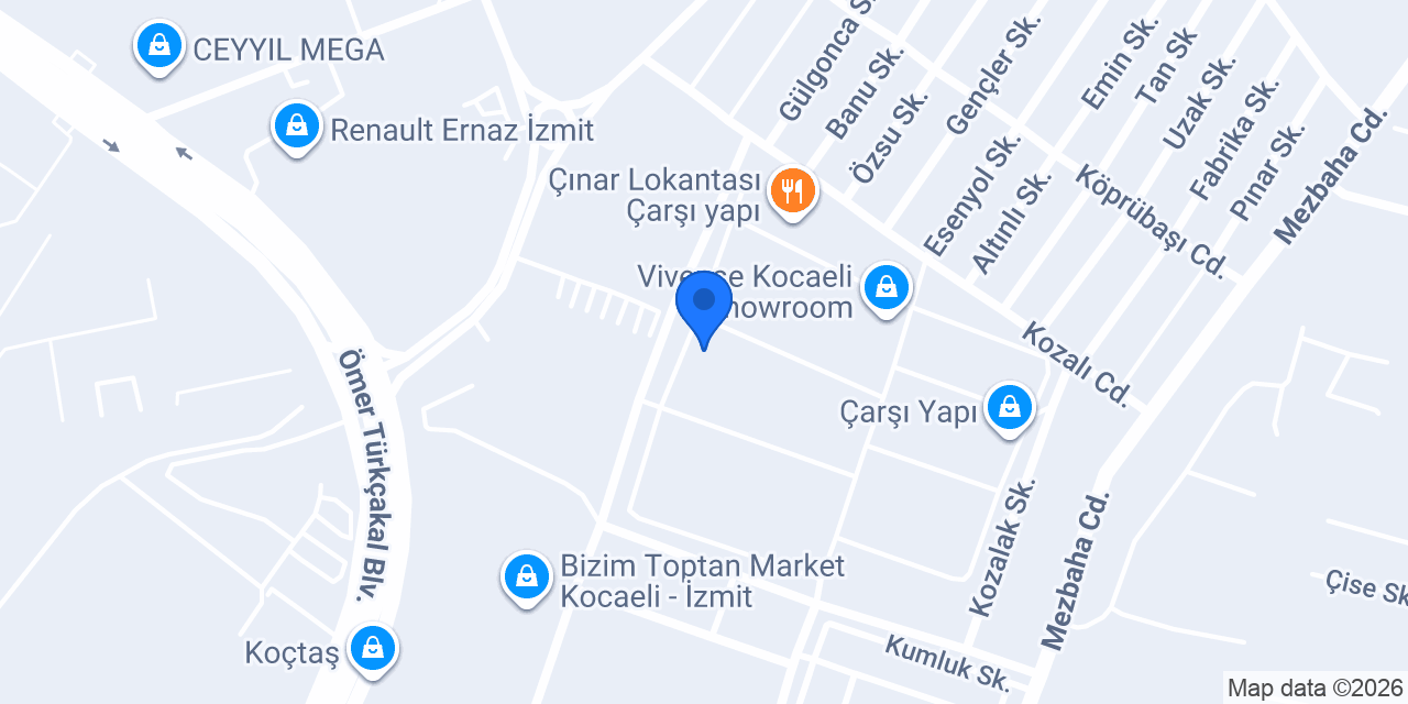 KAYALAR MÜHENDİSLİK YAPI A.Ş. konumu