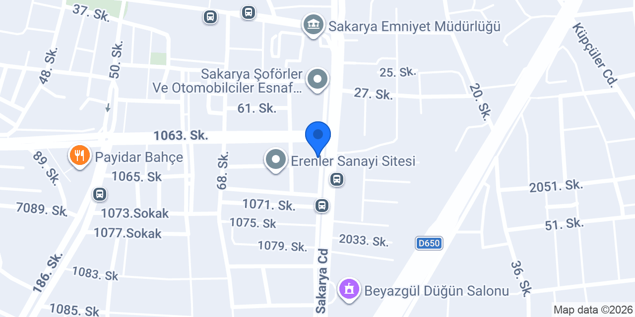 Malçokoğlu Oto Cam konumu