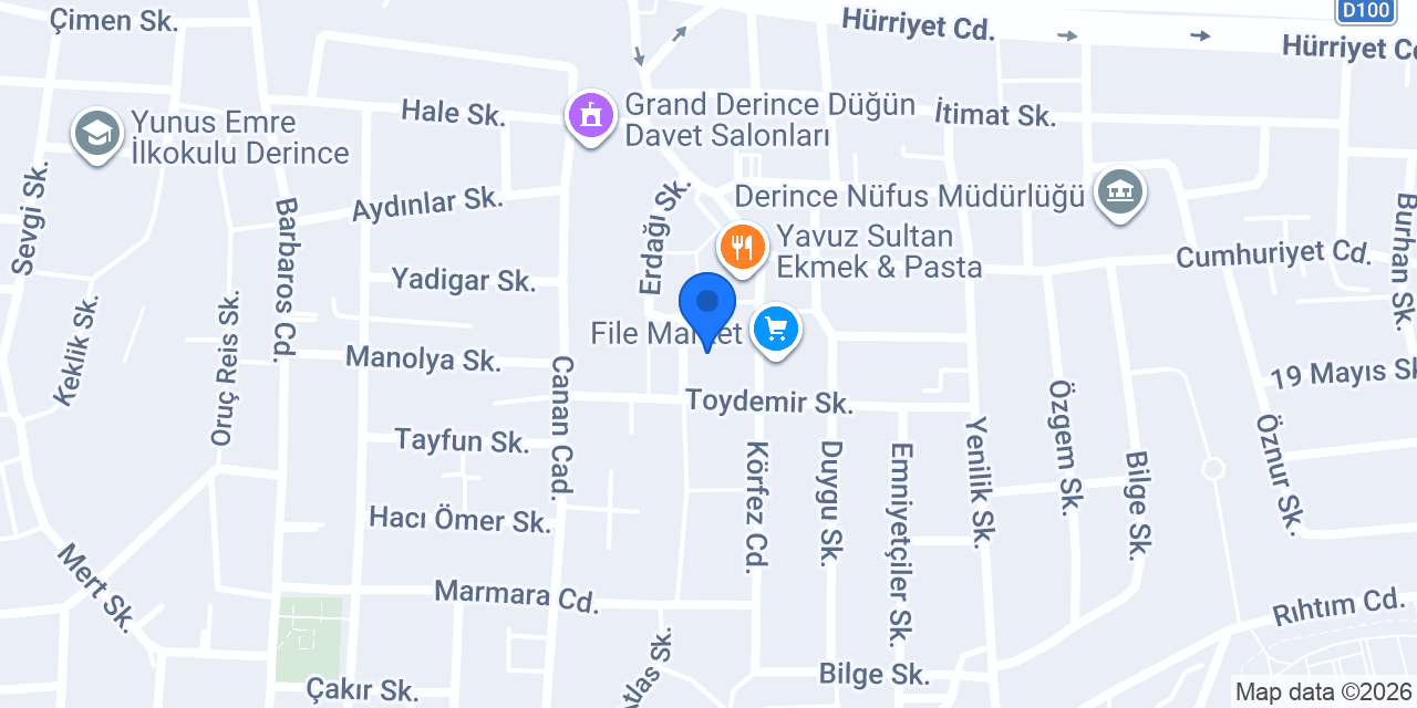 Katıkçı Bey Döner konumu