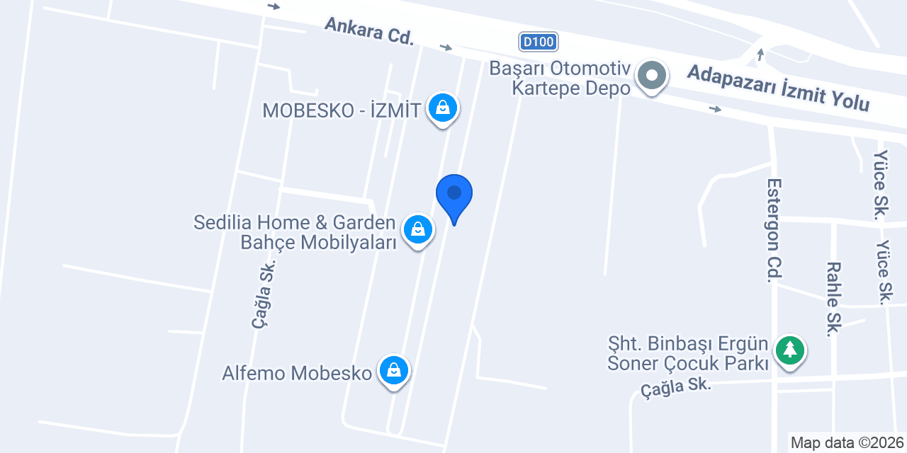 Tasarım Perde Mobesko konumu