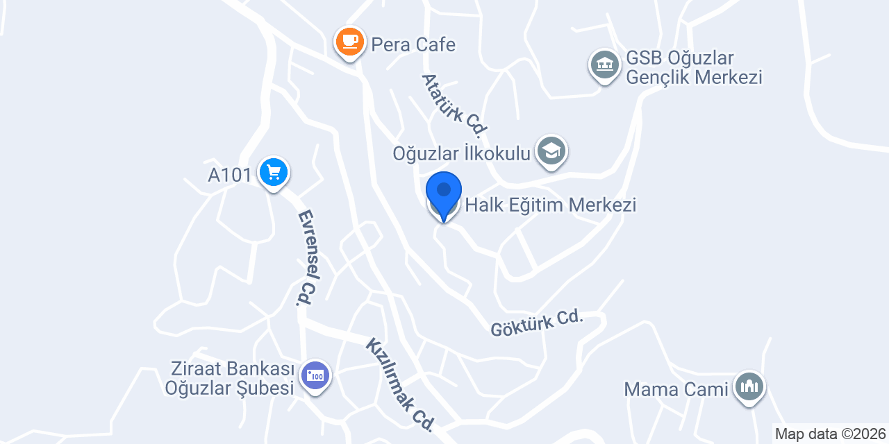 Halk Eğitim Merkezi konumu
