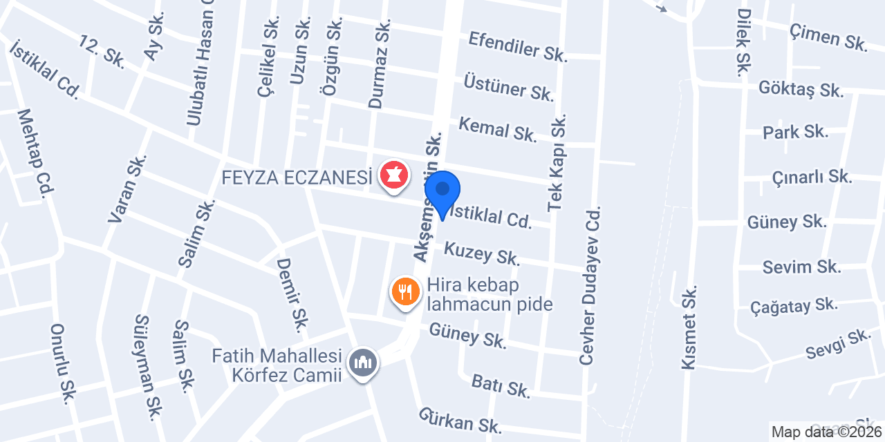 Aksoylar kuru yemiş konumu