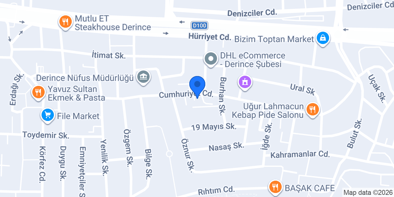 Bayan Kuaförü Özlem konumu