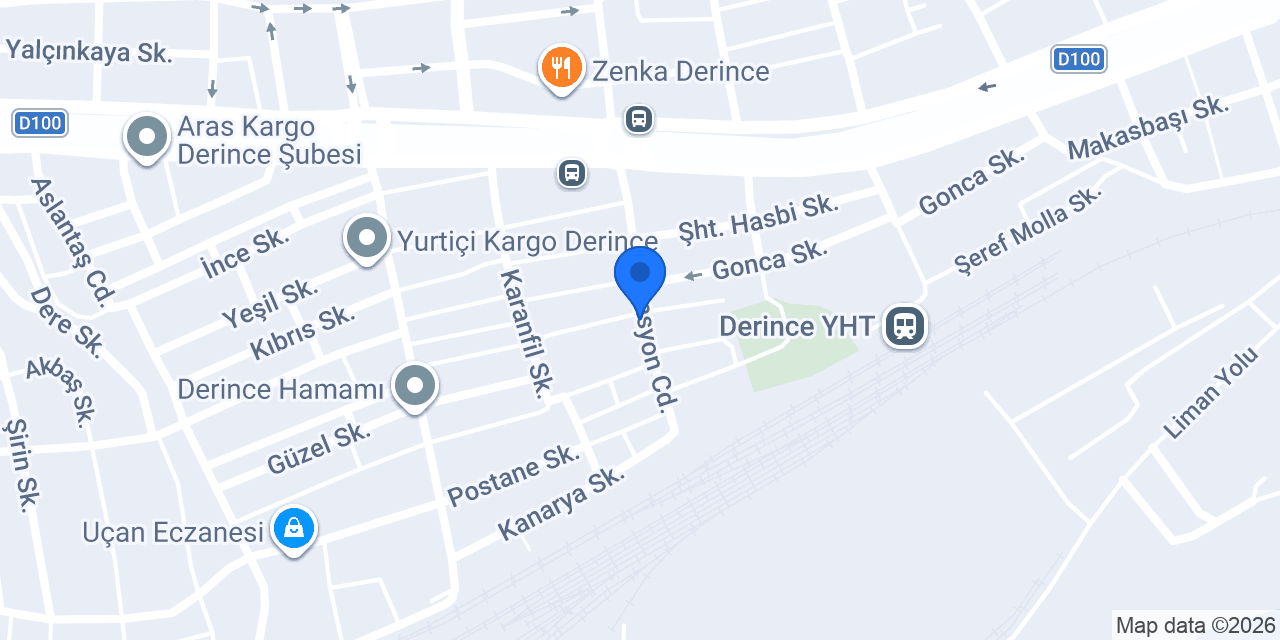 ER Car Rental konumu