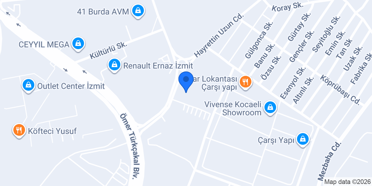 Kocaeli Kaya Elektromekanik A.Ş. konumu