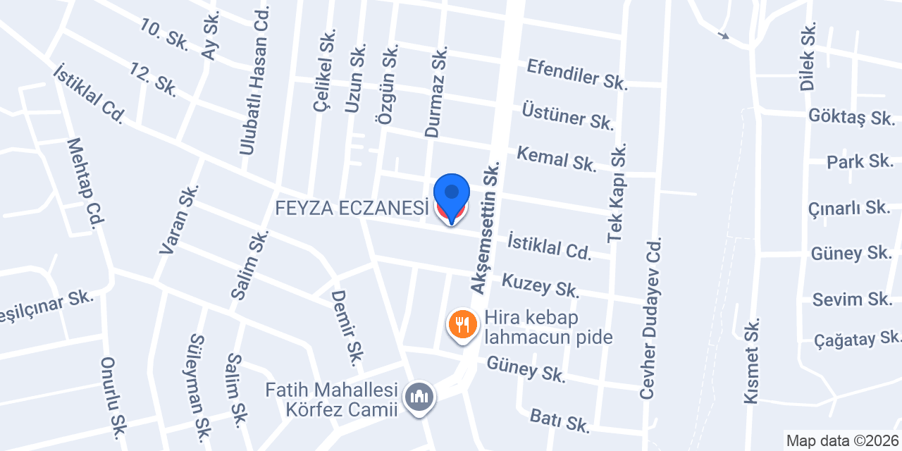 FEYZA ECZANESİ konumu